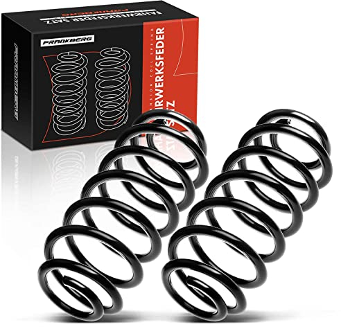 Frankberg 2x Federn Fahrwerksfeder Hinten Kompatibel mit T.o.u.r.a.n 1T1 1T2 2003-2010 T.o.u.r.a.n 1T3 2010-2015 Replace# 1K0511115BL