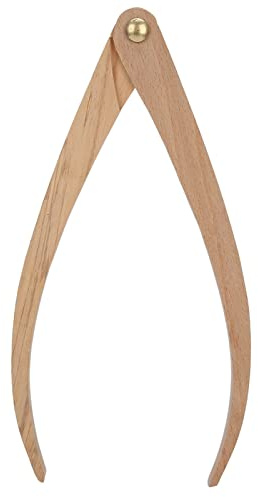 Herramientas de Alfarería, Herramienta de Medición Herramientas de Alfarería para Calibrador de Medición de Cerámica Distancia de Posicionamiento de Regla de Madera (calibre de madera de 10 pulgadas)