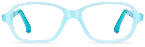 NANO BABY EYEGLASSES SLEEK REPLAY 3.0 AZUL TURQUESA CLARO CRISTAL/AZUL TURQUESA/VERDE 44/13 UNISEX BEBÉS