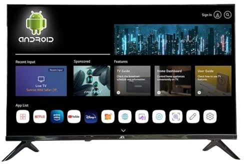 TV LED 32 JCL32RWHD HD SMART TV WIFI DVB-T2 ANDROID