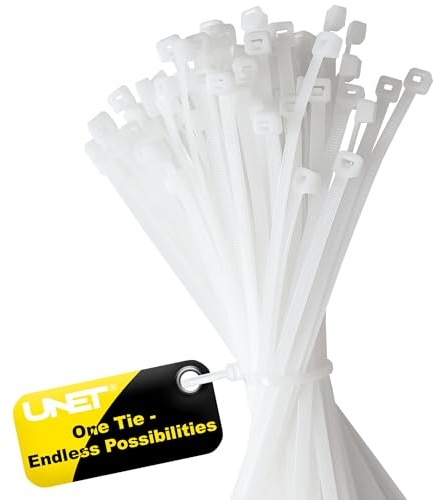 Kabelbinder Nylon 300 mm x 4,8 mm – 100 Stück | Extra Lang & Stark | Selbstsichernd & UV-beständig | Ideal für Kabelmanagement, DIY & Industrie