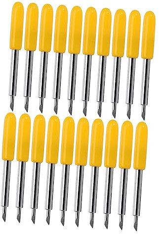 CAXUSD Compatibile Con 50 Pezzi Di Taglio Di Lettere Ad Alta Precisione Materiale Di Ricambio in Acciaio Al Tungsteno Per Taglierine Per Lettere Per Computer