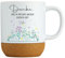 LIEBTASTISCH - Danke, dass du mir beim wachsen geholfen hast - Tasse mit Kork und Deckel - Personalisiert - Abschiedsgeschenk - Kindergarten - Tagesmutter - Kita - Geschenk