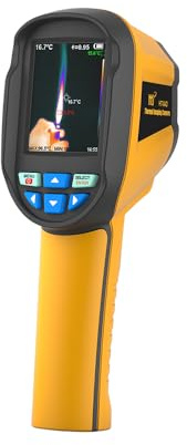 HT-04D Thermal Imaging Camera, 160 x 120 IR Resolution/19200 Pixels, 25Hz Refresh Rate, Portable Handheld Infrared Thermal Imager with Laser Pointer, -4°F~1022°F Temperature Range 2.8in Screen