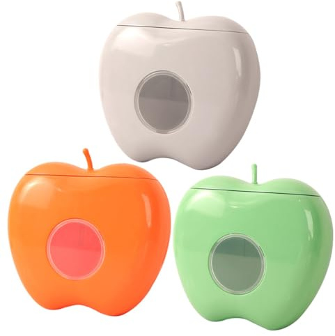 HIAKDOFT 3 Piezas Caja Organizadora de Bolsas de Alimentos Montada Pared de Colores Naranja Verde y Gris Caja de Almacenamiento de Plástico Resistente para Bolsas de Basura y Cocina sin