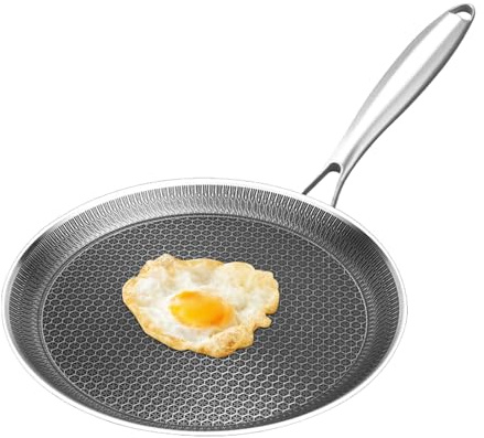 Padella Per Pancake Da Piano Cottura | Pentola Con Rivestimento A D'Ape,Rivestimento A D'Ape Antiaderente Piastra | Per Cucinare Uova Barbecue All'Aperto Fornello Piano Cottura Cucina Campeggio