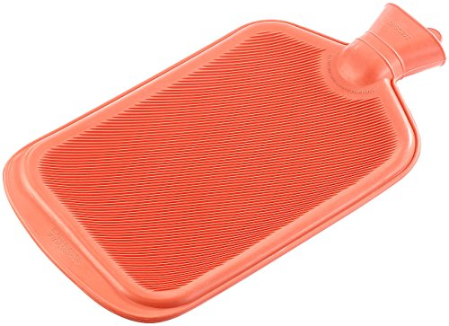 PEARL Wärmeflaschen: Wärmflasche, Größe XXL, rot, 2,3 Liter (Riesenwärmflasche, Wärmflasche groß mit Bezug, extra große Wärmflaschen)