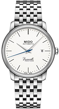 MIDO Baroncelli Heritage Gent - Swiss Automatic Watch for Men - White Dial - Case 39mm - M0274071101000