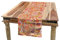 ABAKUHAUS Orange Tischläufer, Paisley, Esszimmer Küche Rechteckiger Dekorativer Tischläufer, 40 x 225 cm, Siena Tan