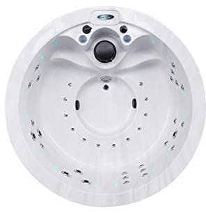 Outdoor Whirlpool Indoor Aussenwhirlpool 5 Pers. Spa Pool+Abdeckung+Treppe+Water Care Box - Hope -