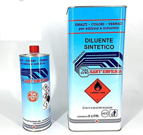 SOLVENTE SINTETICO DILUENTE COLORI SINTETICI PROFESSIONALE 1-5-25 LT (25 Litri)