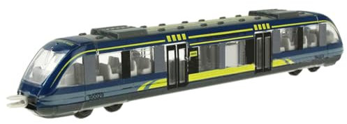 NyaSaa Train Model Toy Children Educational Toys Train Toys for Kids, Toddlers,Simulation Alloy Train High-Speed Rail Car Model (Blue)