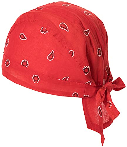 EMMEBi bandana bebis bebis sommar bomull, Röd, one size
