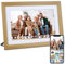 Veidoo 10.1 inch Smart Cloud Burlywood Digital Picture Frame, 1280x800 IPS Touch Screen, for Families, Digital Photo Frame Built in 32GB Memory, Share Moments via Frameo App(Burlywood)
