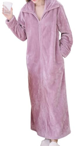 Dickly Wearable Blanket Sweatshirt with Pocket and Sleeves, Flannel Sweatshirt Blanket, Purple XL, Women