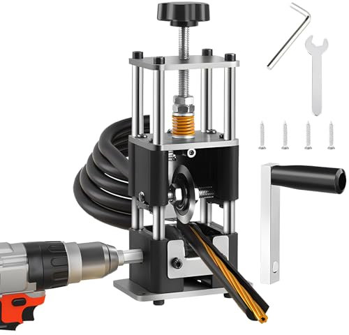 Máquina Pelacables Manual Electricista, Maquina Pela Cables de Electricidad, Cable de 1-25mm de Diámetro con Manivela, Pelador de Cables Electricos Para Reciclaje Chatarra Cobre Pelacables Manual