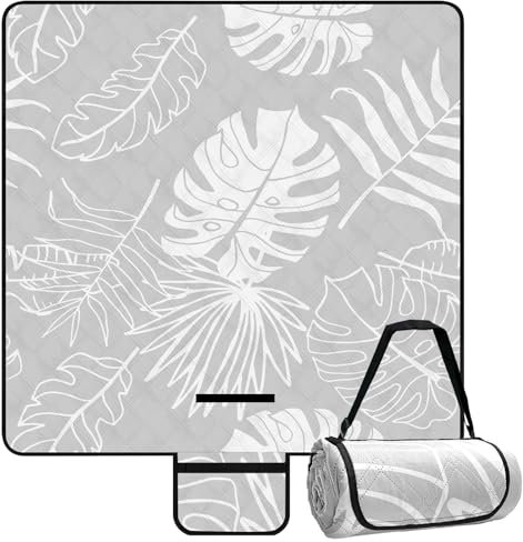 Picknickdecke Wasserdicht 200x200 cm, Picknickdecke Waschbar, Picknickdecke Faltbar Für 4-6 Personen, Picknickdecken Groß Camping Decke Picnic Blanket Stranddecke Campingdecke Für Park, Garten, Strand