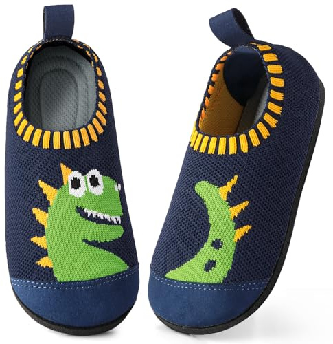 Comfyouth Tofflor, barn, pojke, flicka, hattskor, andas, sneakers, pojkar, halkfria, barfotaskor, dagis, tofflor, barntofflor, Mörkblå, 25.5/26 EU