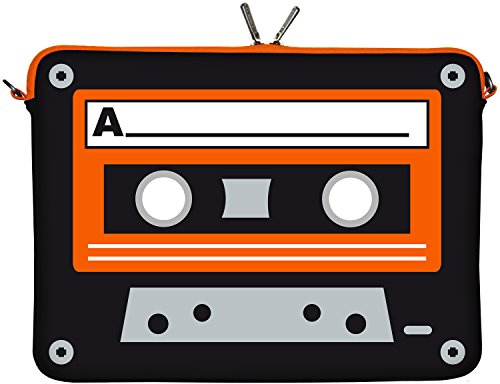 DIGITTRADE LS132-11 Old School Designer Netbook Sleeve Housse Pour Ordinateur Portable 11,6 pouces (29,5 cm) Large Néoprène Pochette Sacoche