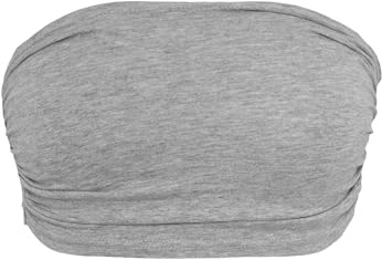 Urban Classics Top Bandeau para Mujer, Gris, XL Corto