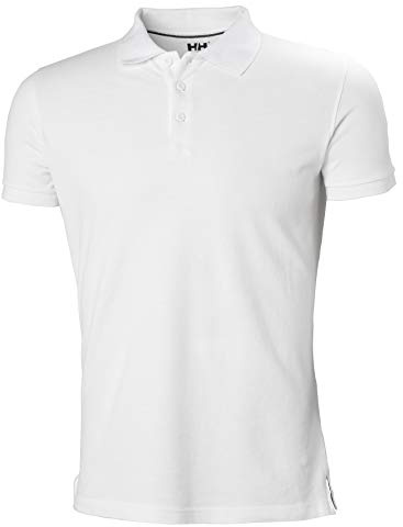 Helly Hansen Hommes Polo ras du cou, Blanc, S