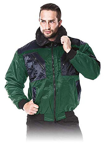 Reis Iceberg_Zbm gefütterte Schutzjacke, Grün-Schwarz, M Größe