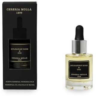 Cereria Molla 1899 Bulgarian Rose & Oud Duftöl für Diffusor 30ml Flasche Zerstäuber, BR3024