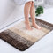 Homaxy Weich Badezimmerteppich 60x90 cm, rutschfest waschbar Badematte Flauschige Hochflor Badteppich Mikrofaser Saugfähig Badvorleger Duschvorleger (Braun)