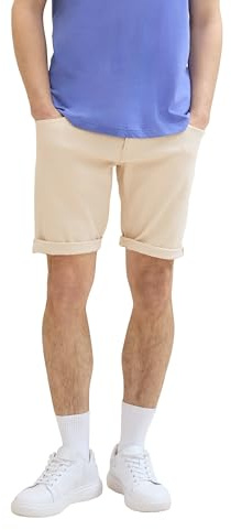 TOM TAILOR Denim Bermuda Uomo Jeans Pantaloncini, 22569 - Denim Natural Bull Denim, Non Sbiancato, XL