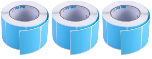 STOBOK 3St direkte Thermik Inventaretiketten Etiketten für Thermodrucker thermisches Etikett Adresse aufkleber Thermoetiketten Thermotransfer-Etiketten gewöhnliche Barcode-Papier Büro