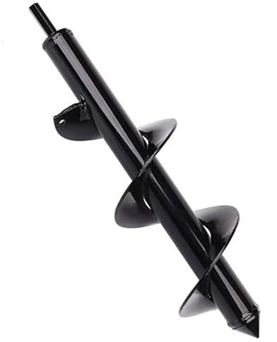 Berfea Broca helicoidal para jardín, taladro en espiral para destornillador inalámbrico, broca para plantación, taladro de tierra para taladro, plantador de bulbos, herramienta de excavación para