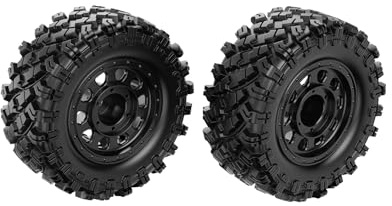 HYPER GO P12Y10B RC Car Wheels, Suitable for Hex 12mm, Spare Parts RC Vehicle Wheels & Tire Sets for H12Y, H12Y+, H12P (Pair)