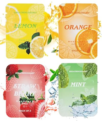WINXMIN Filter med smak provtest – 4 olika smaker för testning inklusive mynta, jordgubbe, citron och apelsin, aromset med motstånd för alla modeller