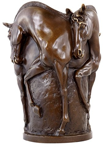 - Horse Bronze Vase - Bronze Vase - Signed Milo - Horse Vase - Horse Sculpture - Animal Figure - Horse - Bronze Figure
