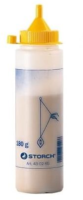 Storch Schlagschnur-Pulver gelb 180g Nachfüllpulver Schlagschnurkreide,