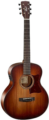CORT Westerngitarr, Little CJ, Open Pore Light Burst, Preamp, väska