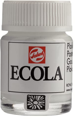 Talens Ecola Plakatfarbe Gouache 16ml Glas, Nr.100 Weiss