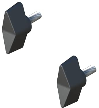 Vis Papillon à Oreilles, Mancheron Blocage Brancard, M4 x 25, Lot de 2