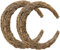 Homoyoyo 2pcs Grapevine Wreath Wicker Wreaths To Decorate Natural Grapevine Wreaths Rattan Garland Embellishments for Crafting Wreaths Front Door Floral Vines Moon Eid Hanging Decoration Front Door
