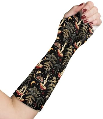 Kathyboom Mushroom and Leaf Arm Plaster Cover Waterproof Cast Cover for Kids Child Arm Cast Protector for Shower or Swimming Child Bandage Protector Covers