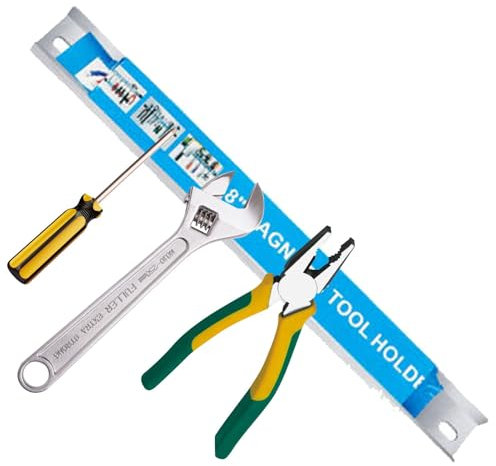 Magnetischer Schraubendreherhalter – Wandmontage-Werkbank-Organizer | Montierte Power-Magnet-Organizer für Schraubendreher, Werkstatt-Organisationsleiste für Werkzeuge, leicht zugängliche Aufbewahrung