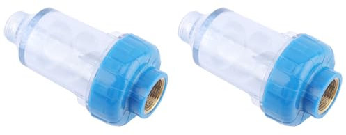 2PCS 3/4in Filter Backwash Water Purifier, Tap Water Filter Silicon Crystal Faucet Accessories for Laundry