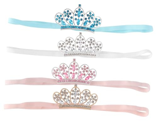 Beaupretty 4pièces Couronne Pour Garçon Fille Et Coiffe Accessoire Bandeau Pour Garçon Fille Lot De Serre-têtes