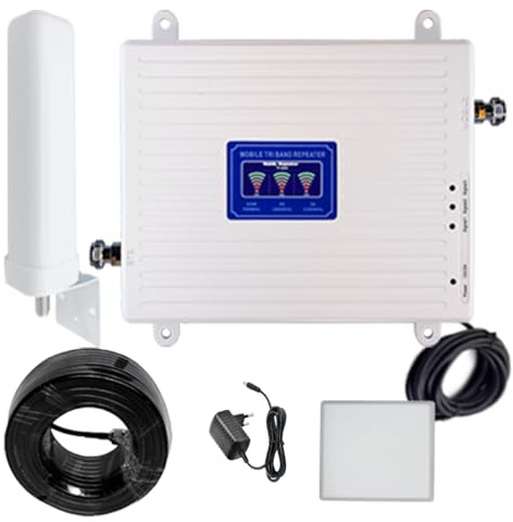 Amplificateur de Signal Mobile Triband, GSM 4G 3G 2G LTE WCDMA, Bandes 1/3/20, 800/1800/2100 MHz