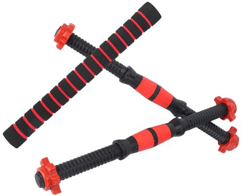 ABOOFAN Barra Conectora de Mancuernas con Tuercas Kit de Barras para Aparatos de Gimnasia Casa Material Duradero para Musculación y Entrenamiento de Fuerza