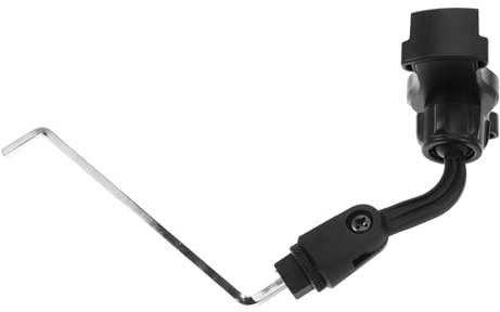 HANABASS Soporte Para Teléfono De Saxofón Clip Ajustable Para Partituras Y Micrófono Ligero Y Portátil Compatible Con Saxofón Alto Y Tenor Con Ángulo Regulable