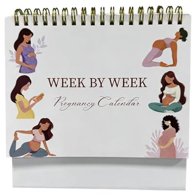 Calendario settimanale delle tappe fondamentali della gravidanza per la mamma in attesa. Diario di gravidanza. Monitoraggio della crescita del bambino per i genitori alle armi