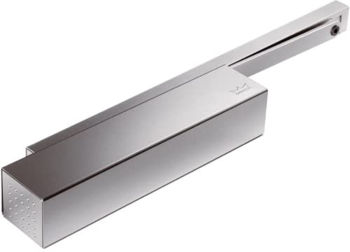 Chiudiporta Dorma TS 93 B EN 2-5 N con scivolo argentato
