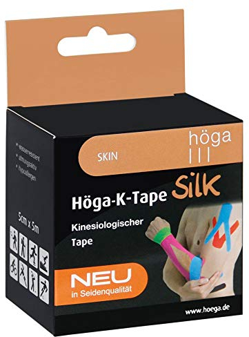 Höga-K-Tape-Silk skin kinesiologischer Tape in Seidenqualität, 5 cm x 5m