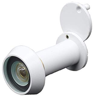 EAI Judas blanc ou trou de regard Chubb Security 8V001 type grand angle